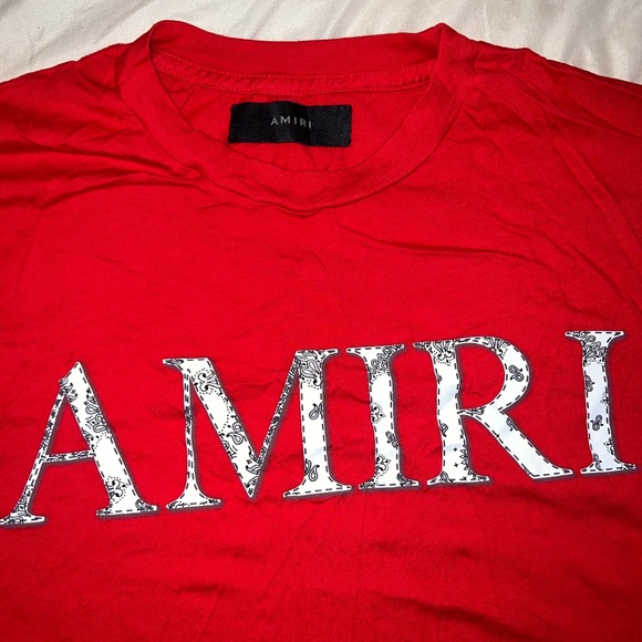 Red Amiri Shirt  Size small